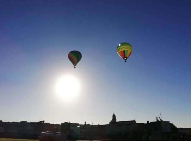 en globo aerostático 