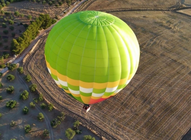  recorrido en globo aerostático 