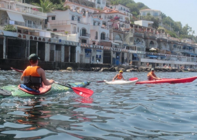kayak en grupo 
