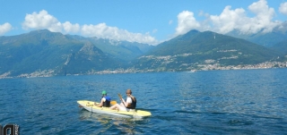 Renta de canoa doble de 6 horas en el lago de Como