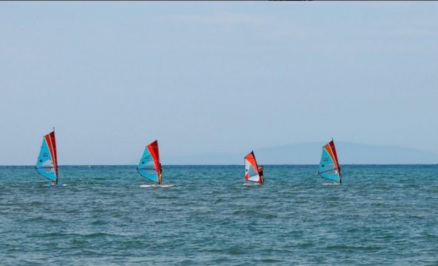 nuestras tablas en el mar
