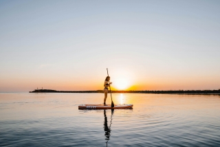 Clase de stand up paddle de 1 hora en Bari