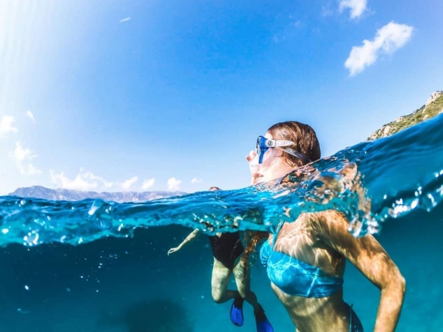  hacer snorkel en Cerdeña 