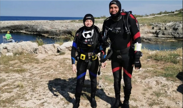 Curso de buceo en Polignano a Mare 