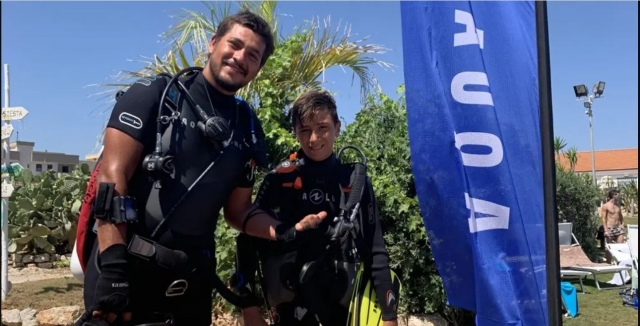  Curso de buceo para niños 