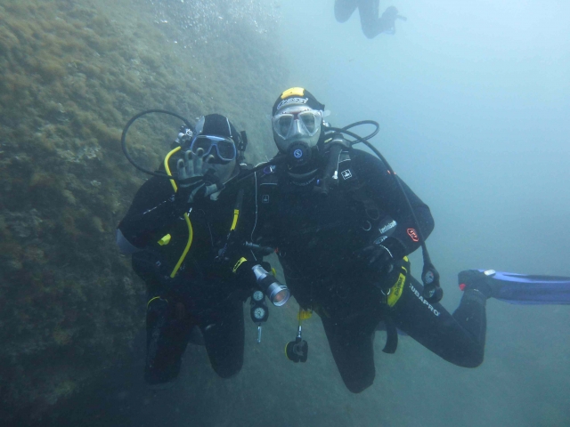 Duranle el curso de buceo 