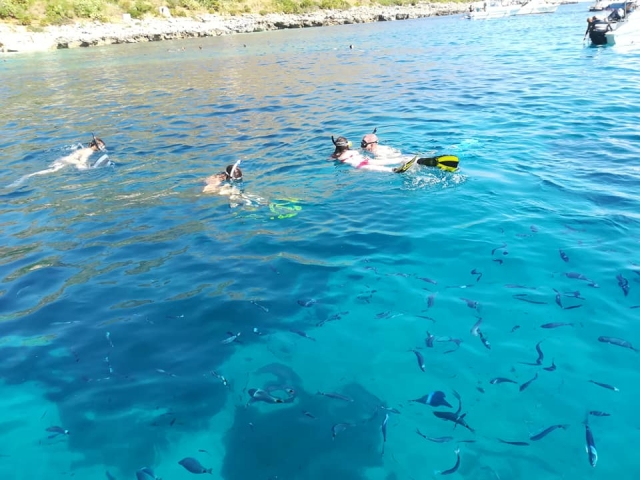  Snorkel duranle la excursión 