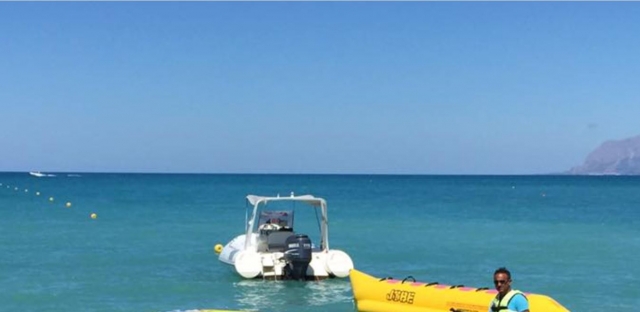  En embarcación auxiliar desde Guidaloca 