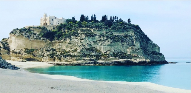  Desde la playa de Tropea 
