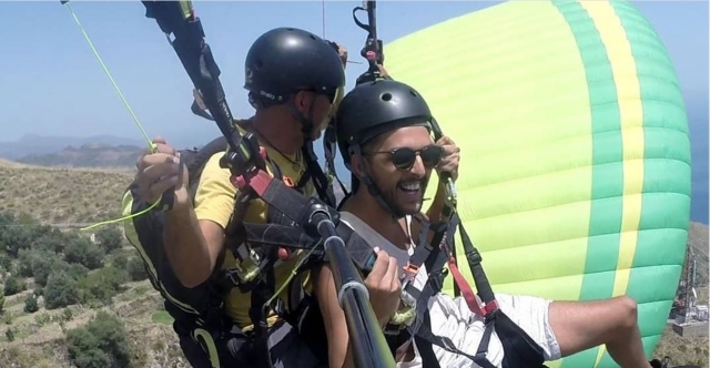  Vuelo en parapenle en el Gallo de Oro