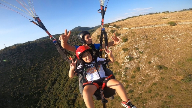 Parapente sobre la antigua ciudad de Norba 15 minutos