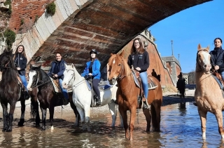 Paseo a caballo con degustación Val di Ronchi 2h30