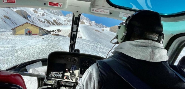  Vuelo en helicóptero Valle de Aosta 