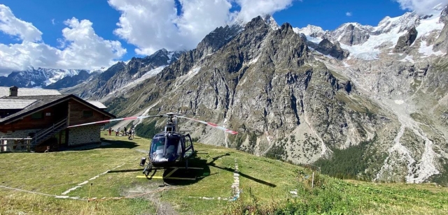  En la base a gran altura
