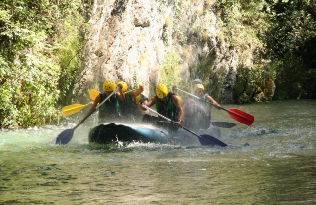 rafting en Umbría
