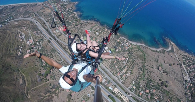  Vuelo en parapenle en Patti
