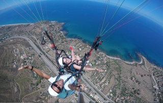 Vuelo en parapente video foto San Vito Lo Capo 20 min