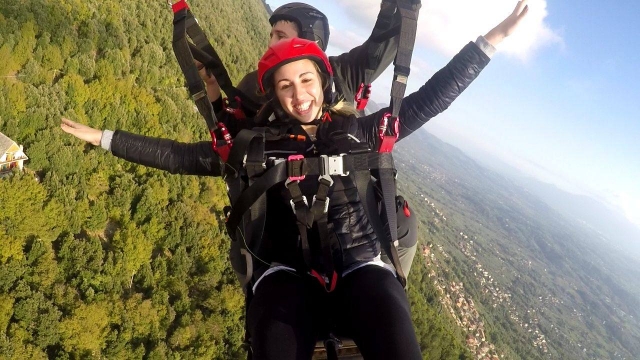 Volando sobre el verdor 