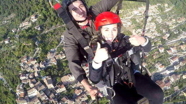 Parapente en los espacios naturales de Ciociara 15min