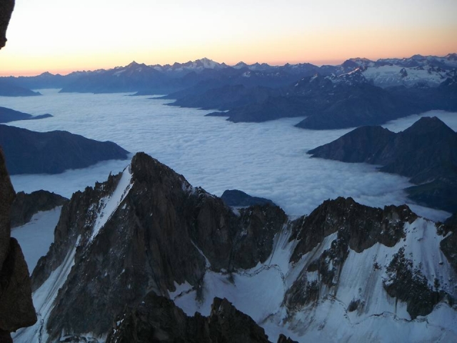  las montañas en invierno 