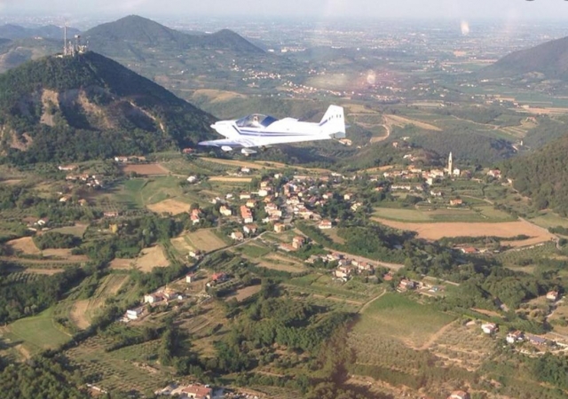  volando sobre las montañas 