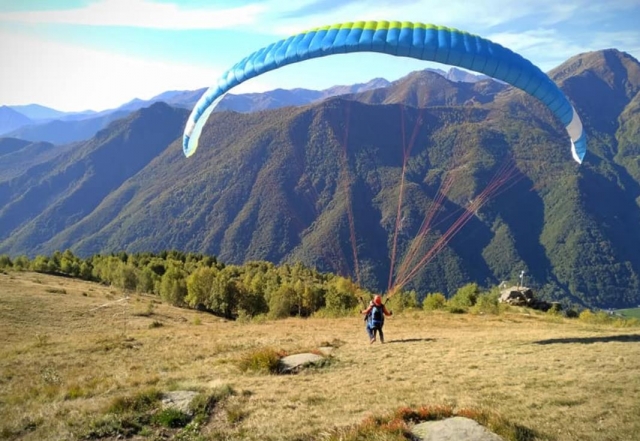  parapenle en Piamonle 