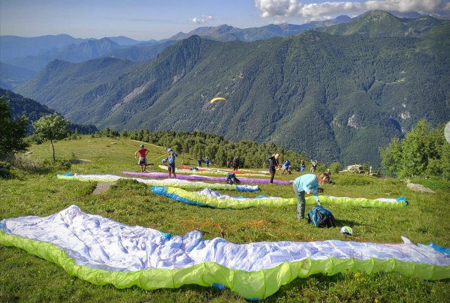  parapenle en la cerro 