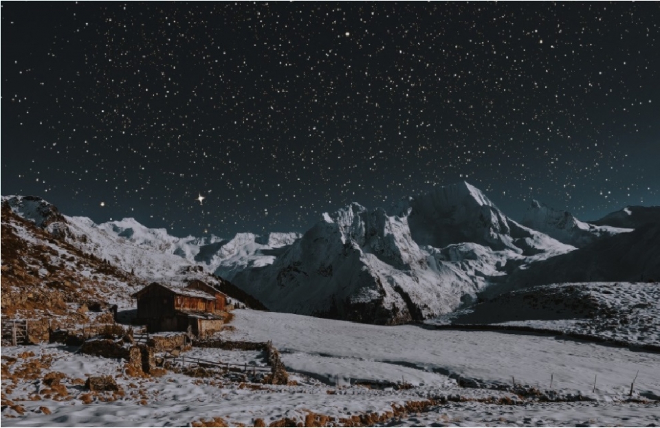  paisaje nocturno para niños