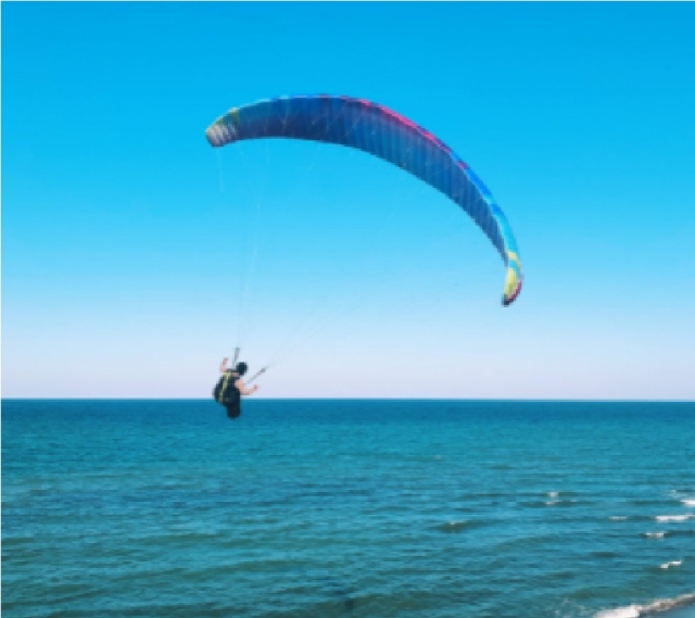 Vuelo en parapenle biplaza de 1 hora en Capaccio