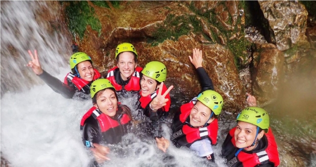  juntos en el cañón del rio negro