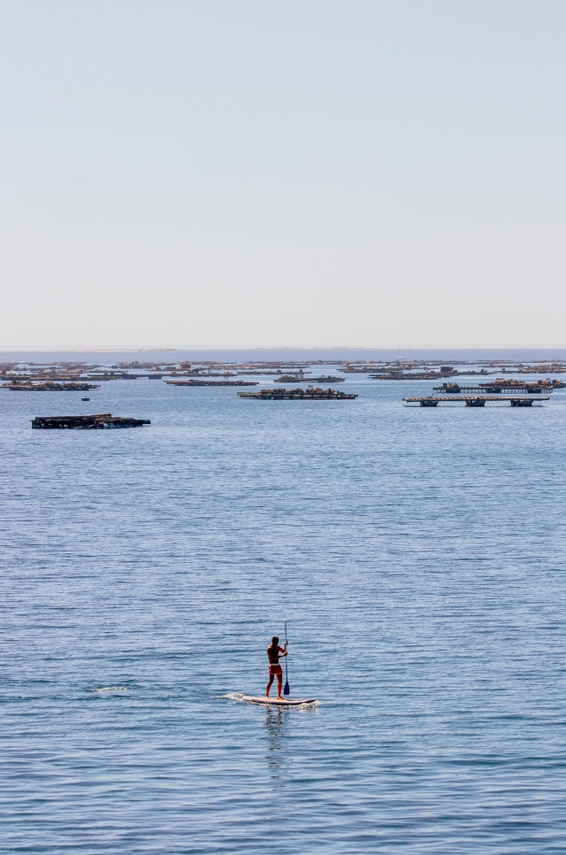  En el mar