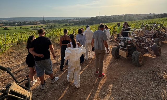 Parada para admirar el paisaje 