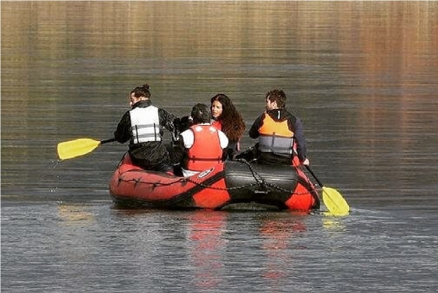  todos juntos en rafting