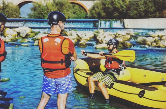  haciendo rafting en Florencia 