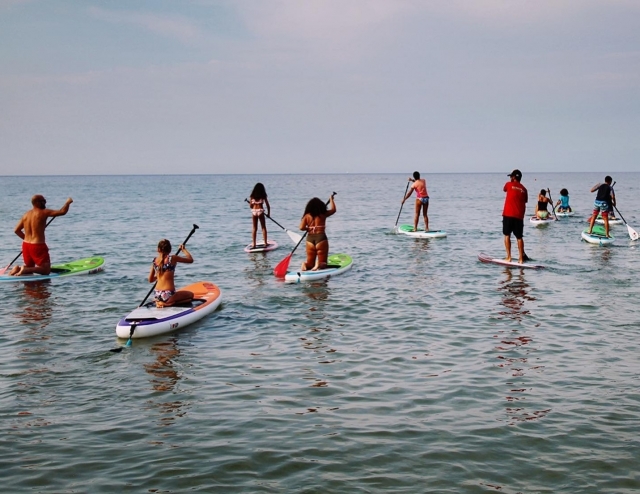  lección de sup en grupo 