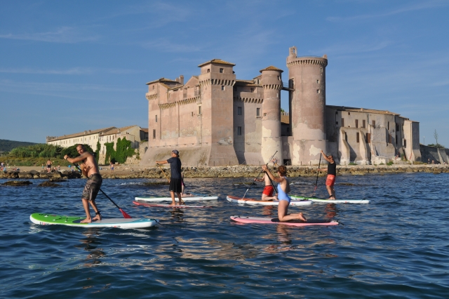  SUP en el castillo de Santa Severa 