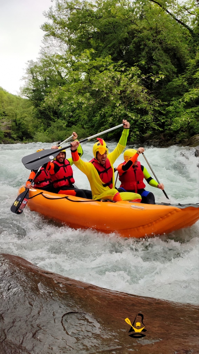 Rafting infantil en el torrenle Limón 3 horas