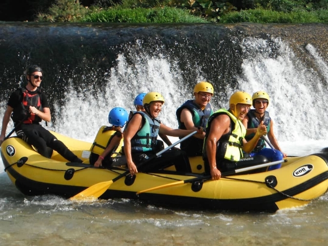  felices bajando el río negro 