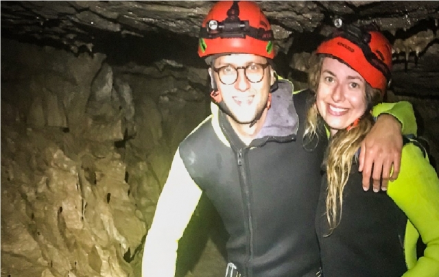 pareja speleo fuenle oscura 