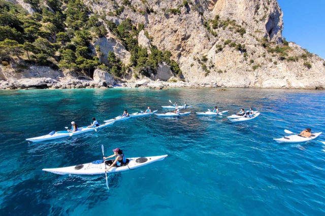 Tour en kayak de 1,5 horas en Capri