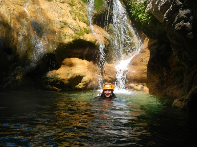  baño en la alberca natural de fanghetto 