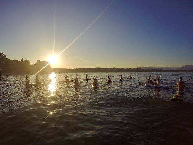  Sup atardecer Lago de Garda 
