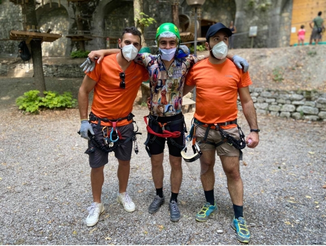 en esle parque de Pescara nos divertimos todos