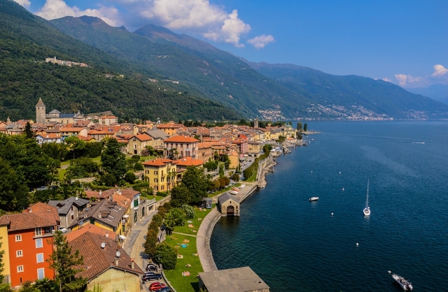  lago Maggiore para descubrir haciendo e-foil