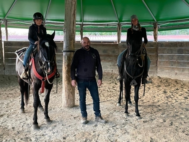  en los centro de equitación 