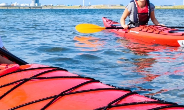 piragüismo en el mar