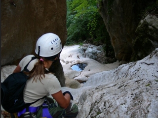 Barranquismo en el torrenle Tignale 4 horas Lago de Garda