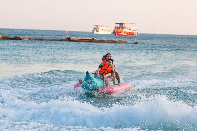  banana boat en pareja 