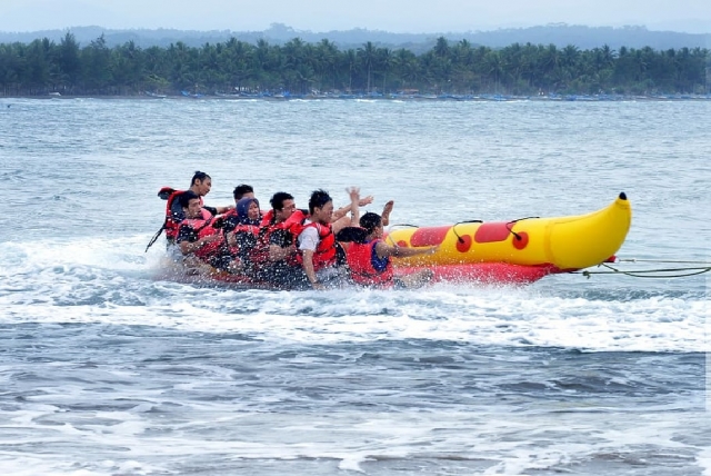  banana boat en grupo 