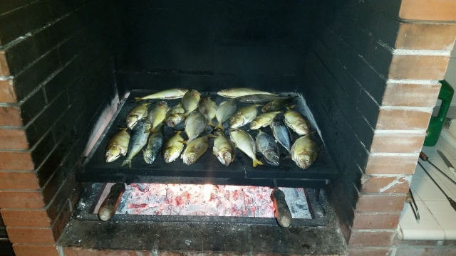 cocinamos el pescado capturado 